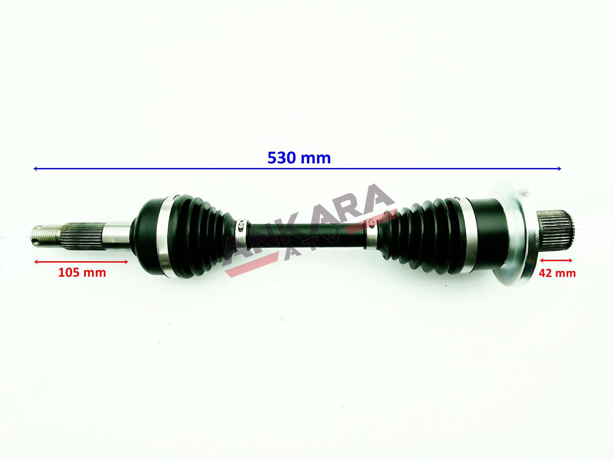 ATV CF ARKA AKS SOL 530 mm KOMPLE 800ATR ORJ