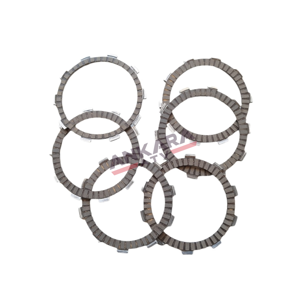 ATV 300 DEBRİYAJ BALATASI ASK 6 LI 10 TIRNAK 95-115-125 mm
